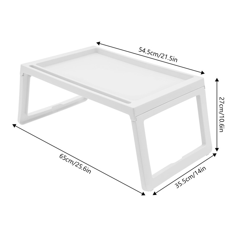 6Pcs Lap Desk Tray,Tray Folding Table,Foldable Laptop Desk,Plastic Breakfast Laptop