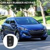 HTTYHT 3 Button Key Fob Rubber Pad Replacement Compatible with