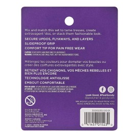Goody Bobby Pin Box With Magnetic Top - 75 Count, Black - Sl