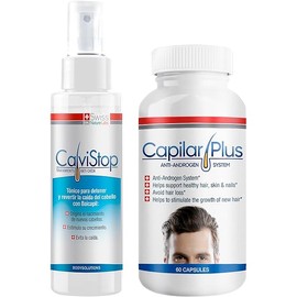 Bundle| Serum-capsules | Hair Thickening Spray (4oz) | Ultra Strength Hair Supplement (60 caps) | Hair Loss Prevention and Regrowth - Stimulate Hair Folic. (1)
