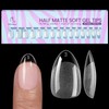 BTArtbox BTArtbox Short Almond Nail Tips - 320pcs Pre-shape Half