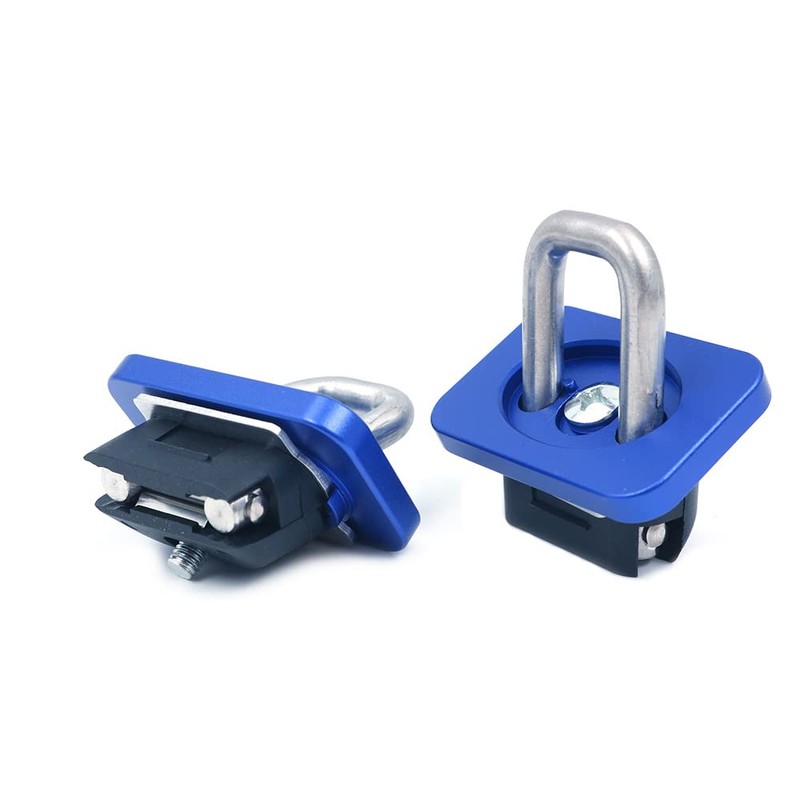 Tiardey One Pair Stainless Bullet Retractable Truck Tie Down Anchors