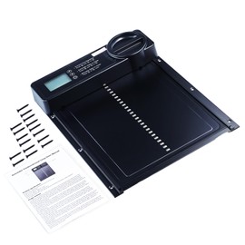 Automatic Chicken Flap, Aluminium Electric Chicken Flap with Waterproof Display with Time/Hand Mode, Anti-Clamp, Chicken Coop Door Opener, Clamp Protection Function for Chickens, Duck, Goose, Bunny,