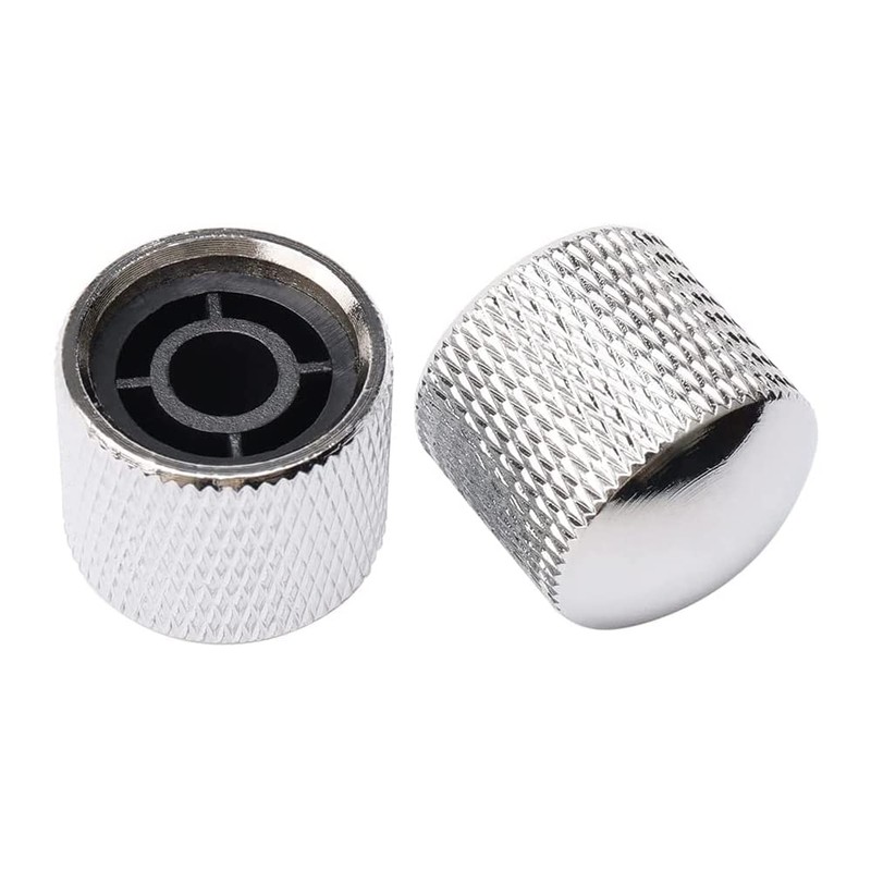 4pcs Electric Bass Guitar Volume Tone Control Knobs Dome Knobs