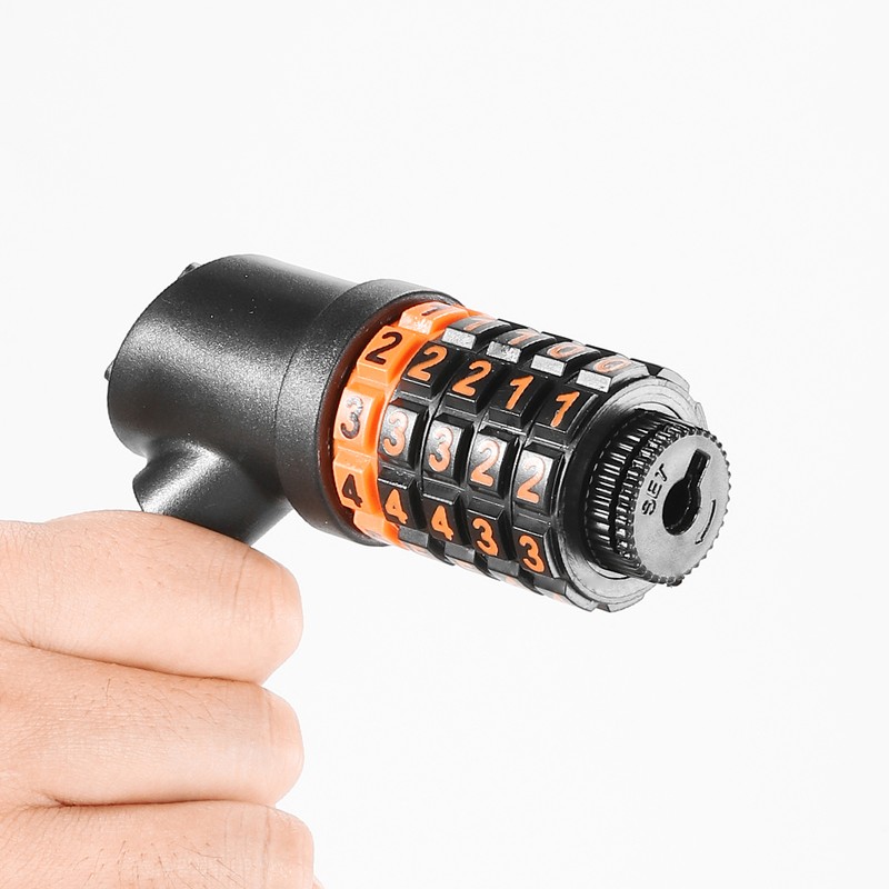 Bicycle Safety Lock Bike Motorcycle AntiTheft Elasticity Locks 5 Digits