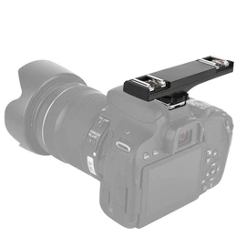 Topiky TTL Dual Hot Shoe Flash Speedlite Splitter Bracket Adapter Mount for (for )