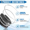 JAMSSOW Pack of 4 Replacement Spool Grass Trimmer Spool Compatible