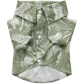 Kercynar Dog Shirt, Hawaii Dog Shirt Dog Style Floral Cool Clothes Hawaiian Shirts for Small Dogs Owner and Pet Shirts are Sold Separately