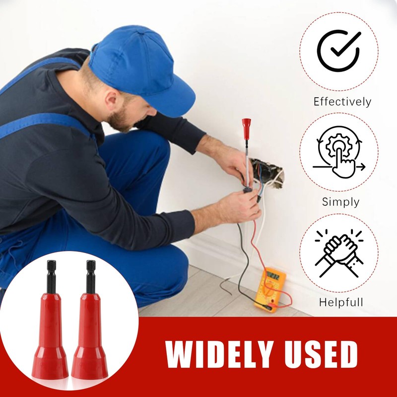 2Pcs Wire Twister Tool, Wire Twisting Spinner, Wire Nut Driver