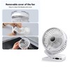 Portable Clip-on Fan 10000mAh Rechargeable Battery Powered – 3-Speed Quiet