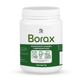 Nuneth - Borax 1Kg - Potenciador de Lavandería, Limpiador Multiusos