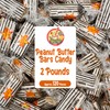 Peanut Butter Bars Candy - 2 Pounds (Approx 120 Pieces),