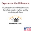 T-Handle Cane Pad – Crutcheze Premium Foam Grip Cover for