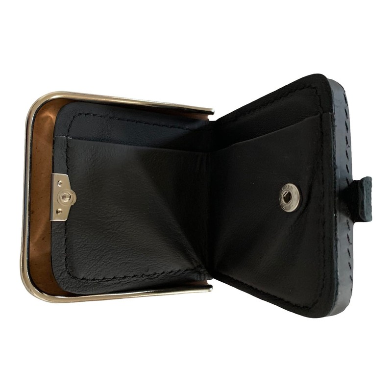 Lorenz Square Tray Purse with Chrome Rim and Note Section