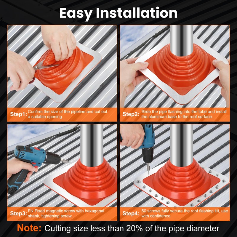 #3 Metal Roof Pipe Flashing, Metal Roofing Pipe Flashing Boot