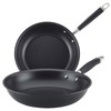 Anolon Advanced Home Hard-Anodized Nonstick Skillets (2 Piece Set- 10.25-Inch