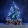 ZELUXDOT 400ft 1200LED Fairy Light String Green Copper Wire Cool