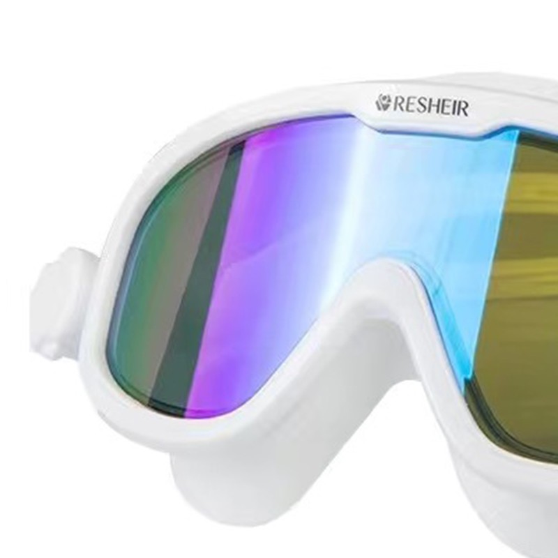 Swimming Goggles Antifog Leakproof Large Frame Clear Fashionable Swim Goggles