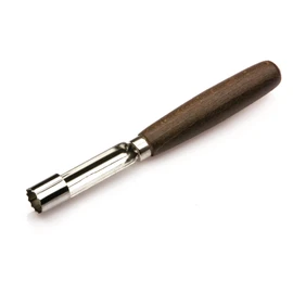 Tredoni 0.63" Apple/Pear Corer, Boiled-Carrot Core Extractor Remover 1.6cm, Stainless Steel, Wooden Handle