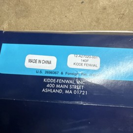 Kidde Fenwal Fenwal 12-A27020-001 Heat Detector Kidde Detect-a-Fire Unit 140• F