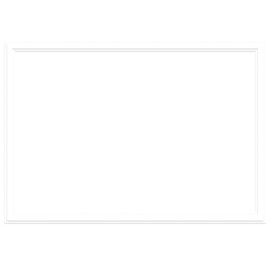 Strathmore 105-232 Photo Mount Cards, White, Classic Embossed Border, 50 Cards & Envelopes