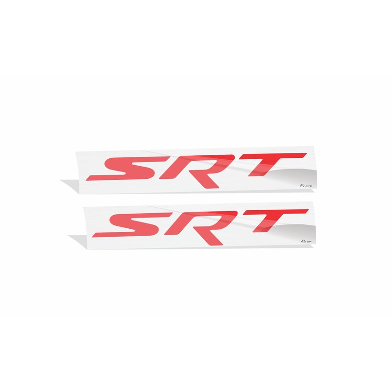 Reflective Concepts - SRT Front and Rear Badge Overlay Decal