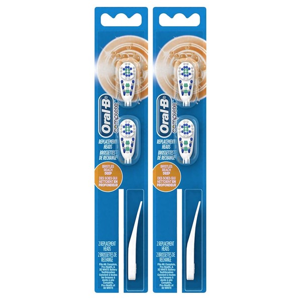 Oral B CrossAction Power Dual Clean Replacement Head, Soft - 2 ct - 2 pk