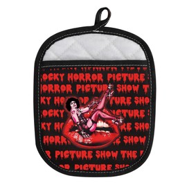 AKTAP Rocky Horror Movie Gifts Oven Glove for Rocky Fans Gift Horror Image Lips BBQ Baking Baker's Glove (Rocky Oven Glove-HT)