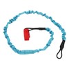 2Pcs Kayak Paddle Leash Nylon Rubber Corrosion Resistant Stretchable Anti