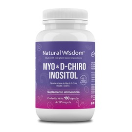 NW Myo & D-Chiro-Inositol en Combinación 40: 1 Myo Inositol con Coenzima Q10 | 180 Capsulas de 725gr | Sin Gluten Sin Soya Sin Lacteos | Ingredientes Naturales