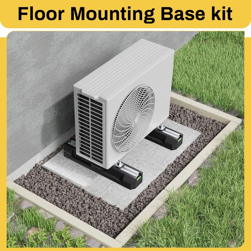 Powrocket Floor Mounting Base Kit for Mini Split Air Conditioner,2