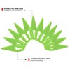 FourShow 50Pcs【PA6】 Plastic Blades Compatible with Gtech Grass Trimmer Strimmer