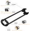 Multifunctional Sink Wrench 2PCS Basin Wrench,Faucet Wrench for Tight Spaces,Sink