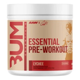 Cbum Essential Pre Entreno 30 Servicios Sabor Lychee 381 Gr