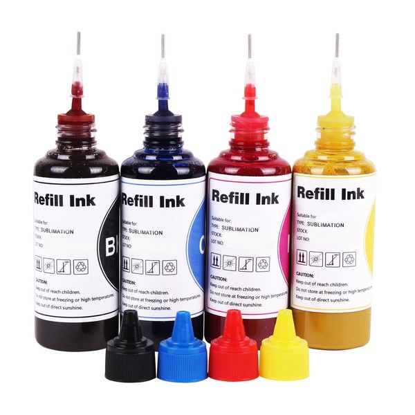 Sublimation Ink Bottle Inkjet Printers Refillable Ink Cartridge CISS for