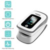 Fingertip Pulse Oximeter Blood Oxygen Saturation Monitor, Heart Rate and