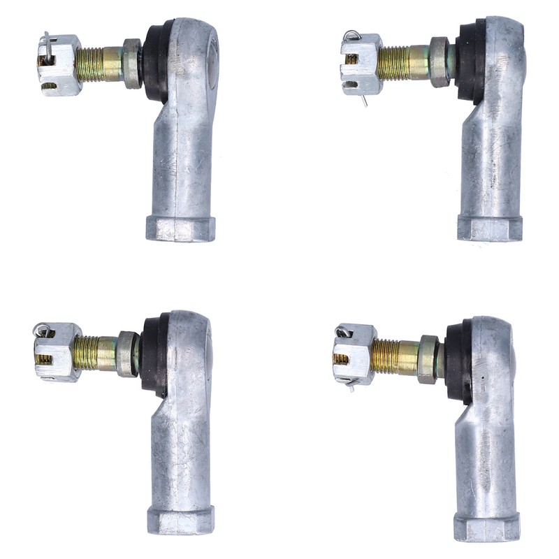 4PCS Tie Rod End Kit Rubber Metal WearResistant Replacement for