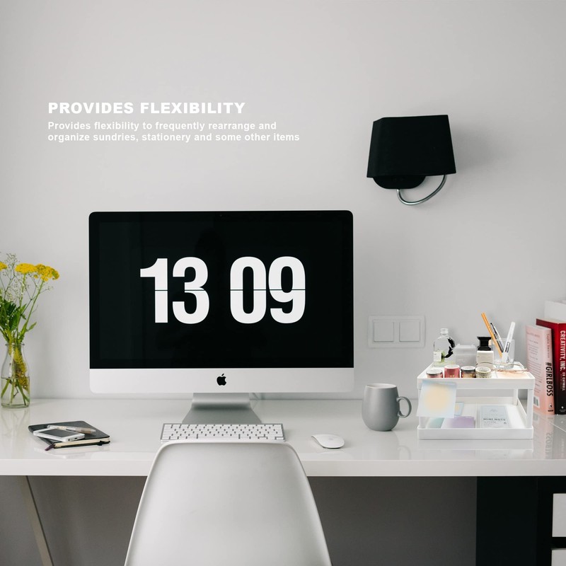 souG Desktop Storage Rack Organizer for Kitchen Bathroom Office Dorm