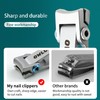 Toe Nail Clippers for Thick Nails - Ultra Sharp Wide