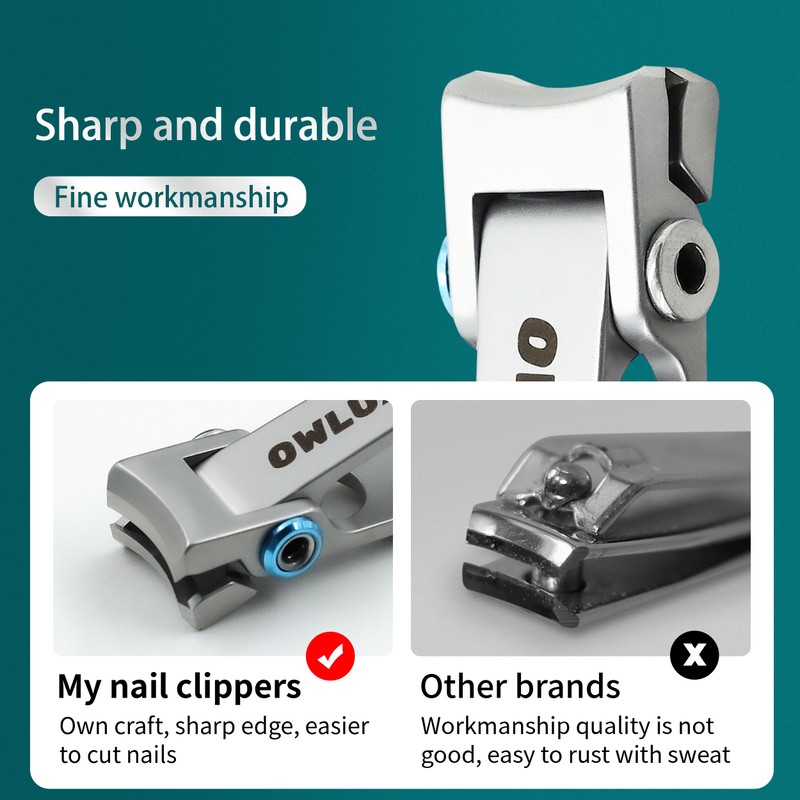 Toe Nail Clippers for Thick Nails - Ultra Sharp Wide