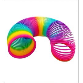 1PC Walking Spring Toy, Plastic Rainbow Giant Spring Toy, Multicolor Coil Spring, Party Favor for Kids, Ages 5 upColor: Multicolor