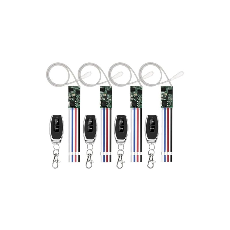433MHz Universal Wireless RF Remote Control Switch DC 6V 12V