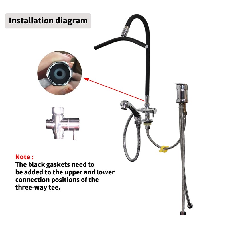 Head Spa Waterfall Shower Head for Shampoo Sink Water Spa&Salon