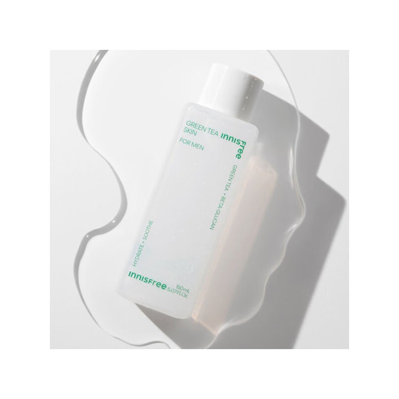 Innisfree 이니스프리 그린티 스킨 로션 포맨 스킨케어 세트 (150mL+150mL) Innisfree