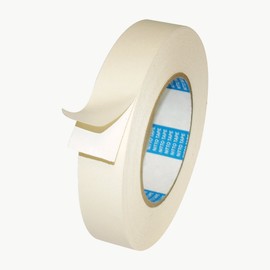 Nitto (Permacel) P-50/WI125 P-50 Multi-Purpose Double Coated Cloth Carpet Tape: 1" x 75 ft., White