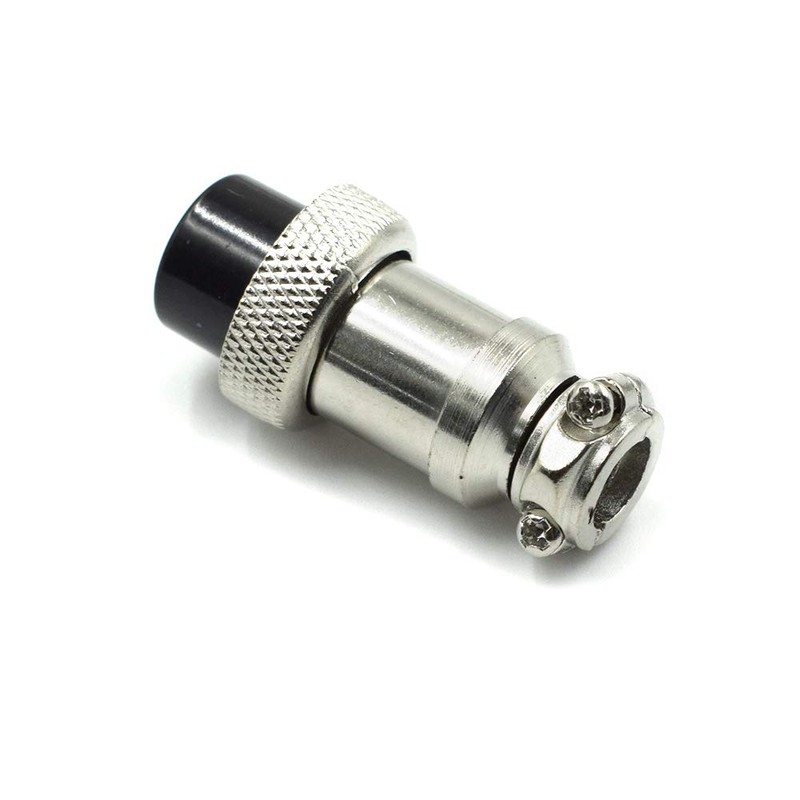 Hxchen 9 Pin Metal Male Female Thread Panel Connector 16mm