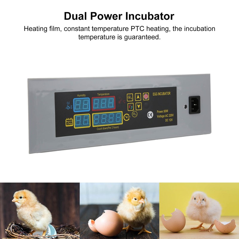 HTMC‑7 DIY Mini Incubator Temperature Control and Automatic Egg Turner