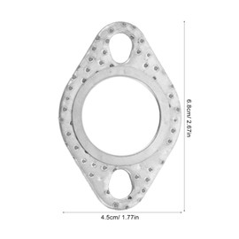 Alipis Small Engine Repair Tools Exhaust Screw Kit Metal Exhaust Bolts Lock Nuts for Engines
