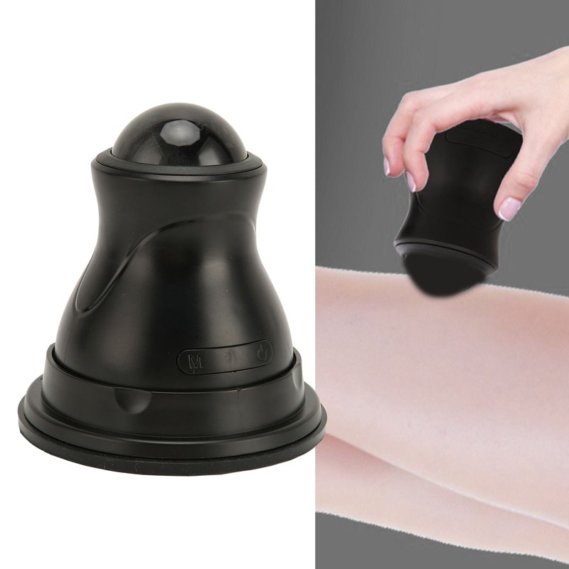 Electric Massage Roller Suction Cup Vibration Wall Mounting Muscle Massage