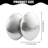 OUDQFCJ 2 x Odour-Neutralising Brushed Stainless Steel Soap for Eliminating